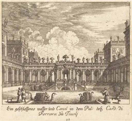 Palace and Canal, Cardinal di Ferrara, Tivoli
