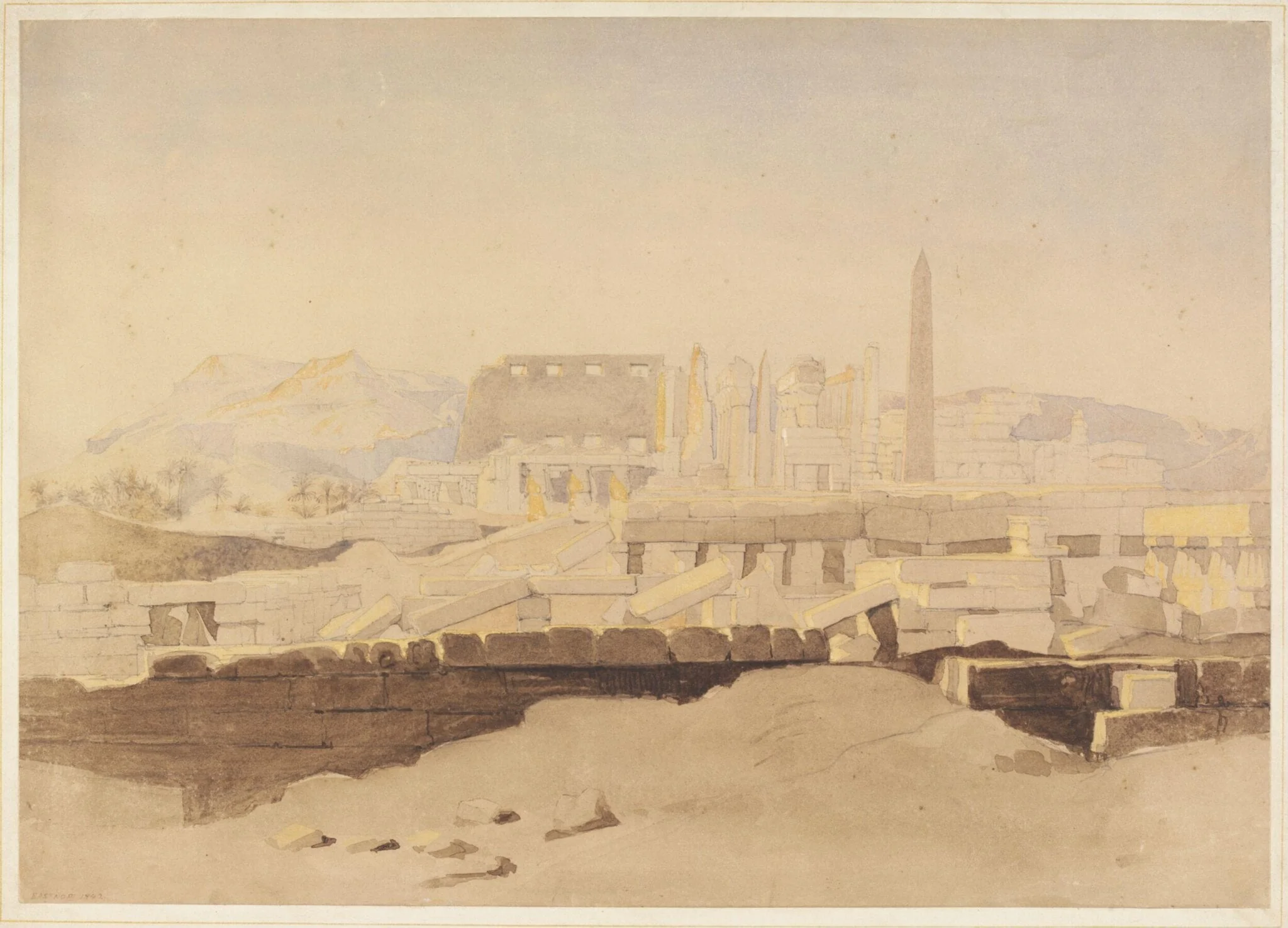 Temple at Carnak: Thebes