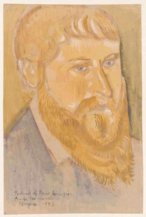 Portrait of Paul Sérusier, by Émile Bernard, 1893