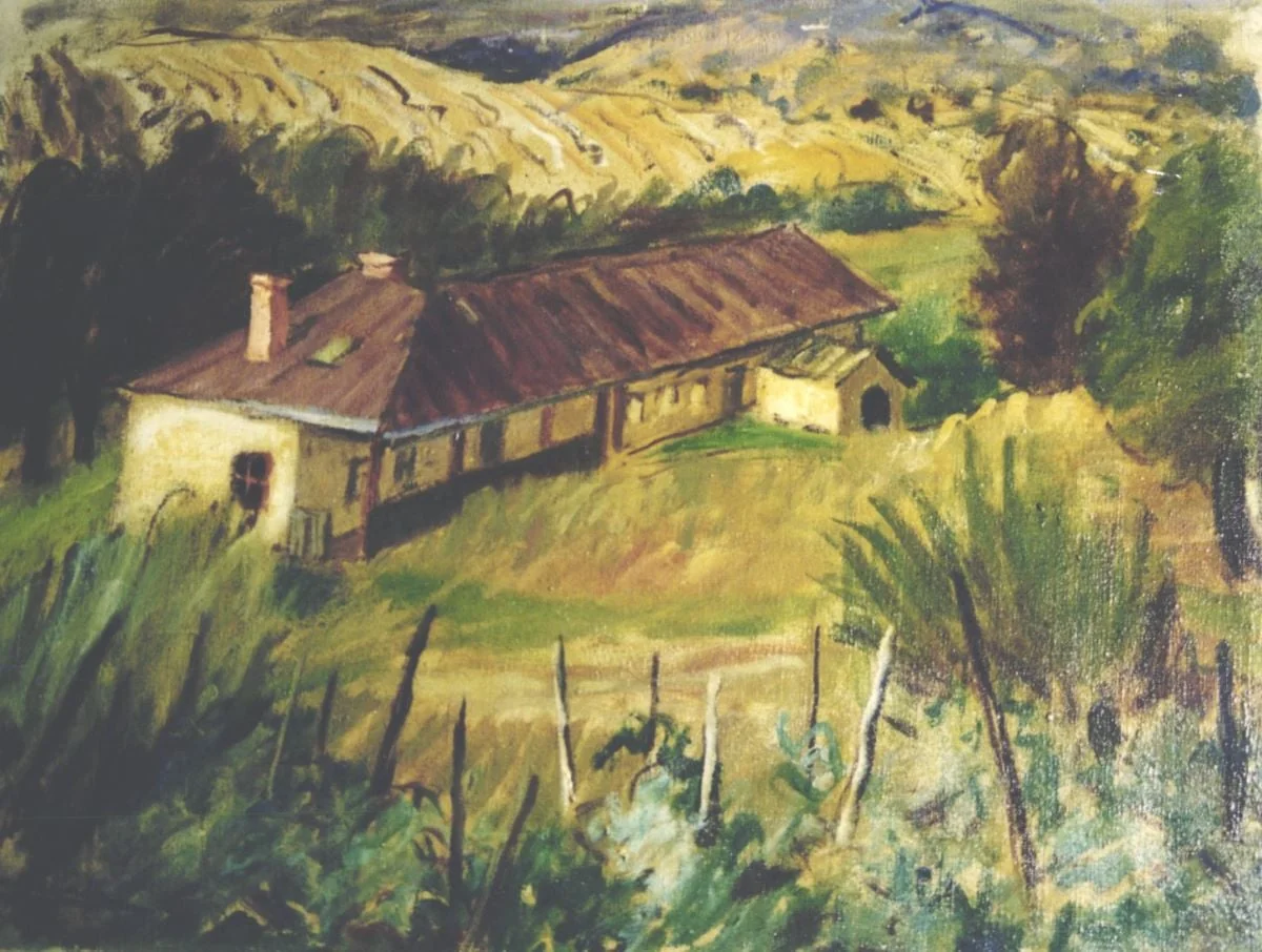 Casa Pallady-peisaj rustic, by Micaela Eleutheriade, unspecified, 1950