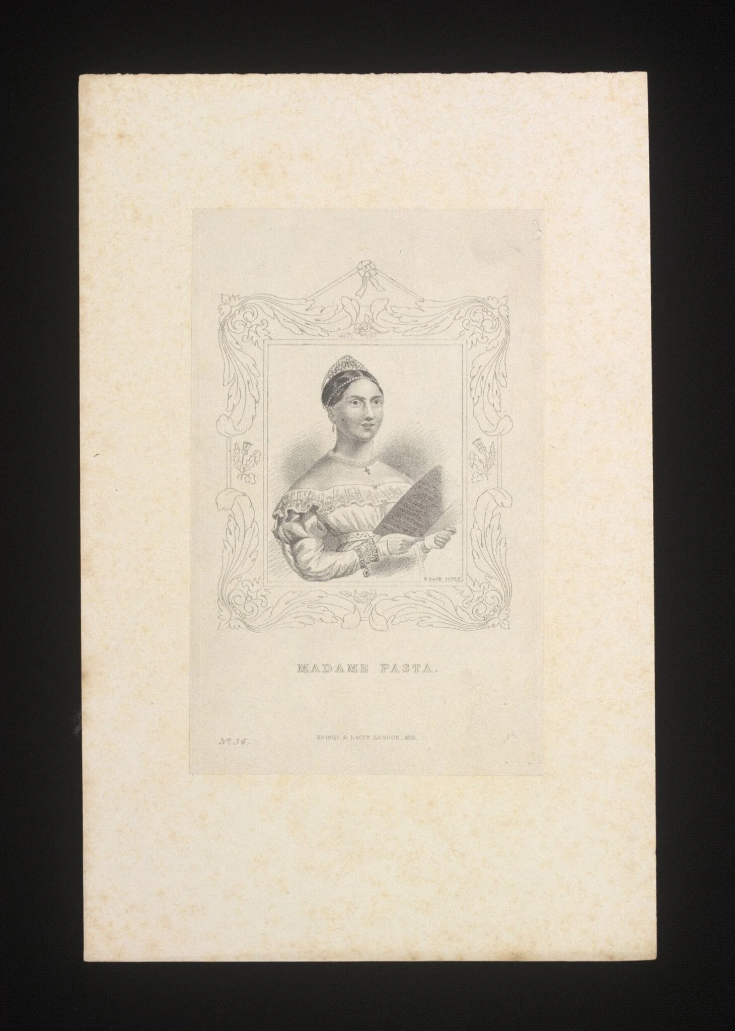 Madame Pasta, by Unknown, 1828