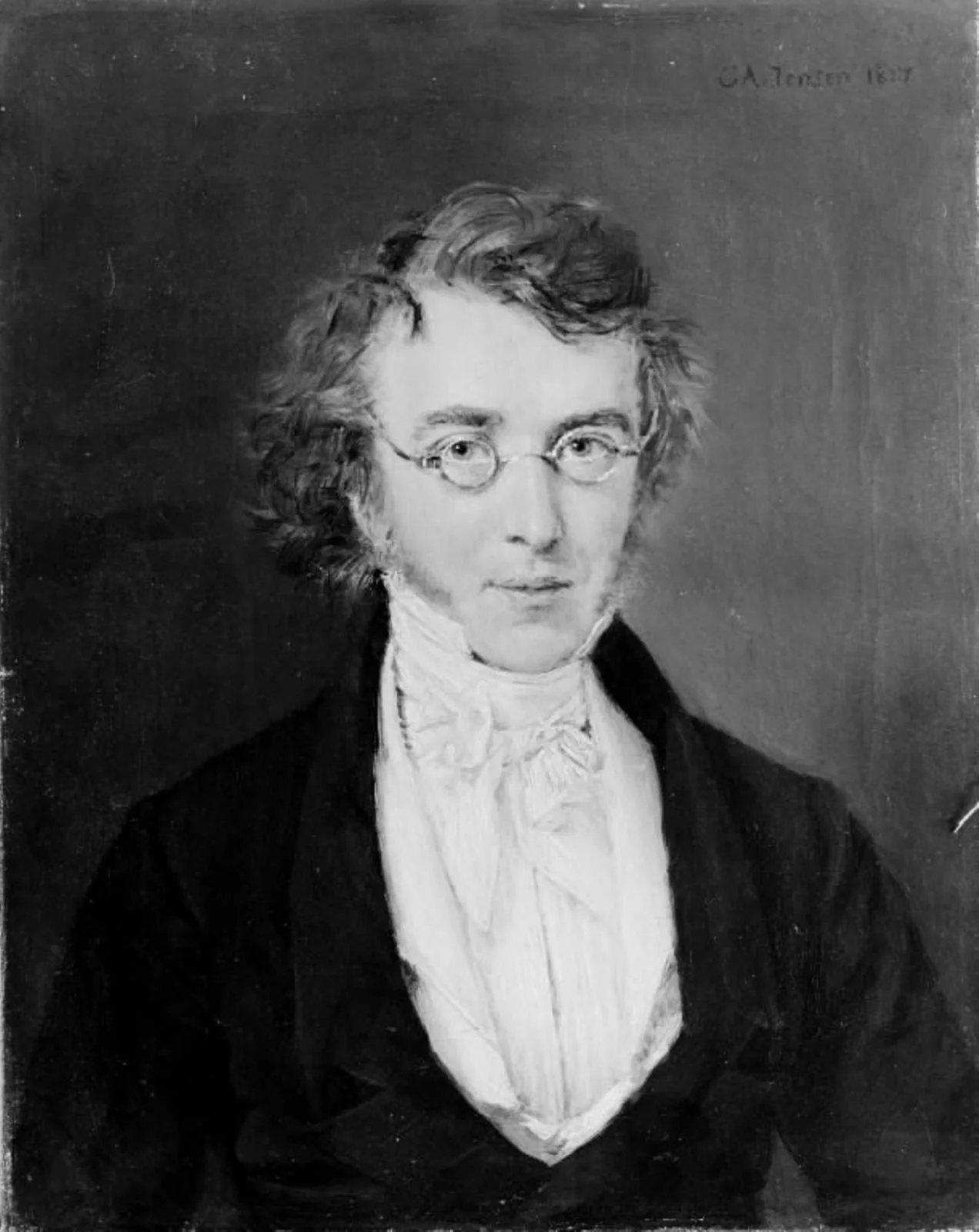 Mandsportræt, by Unknown, 1827