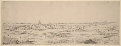 Landscape with a View Toward Haarlem (The Goldweigher's Field)