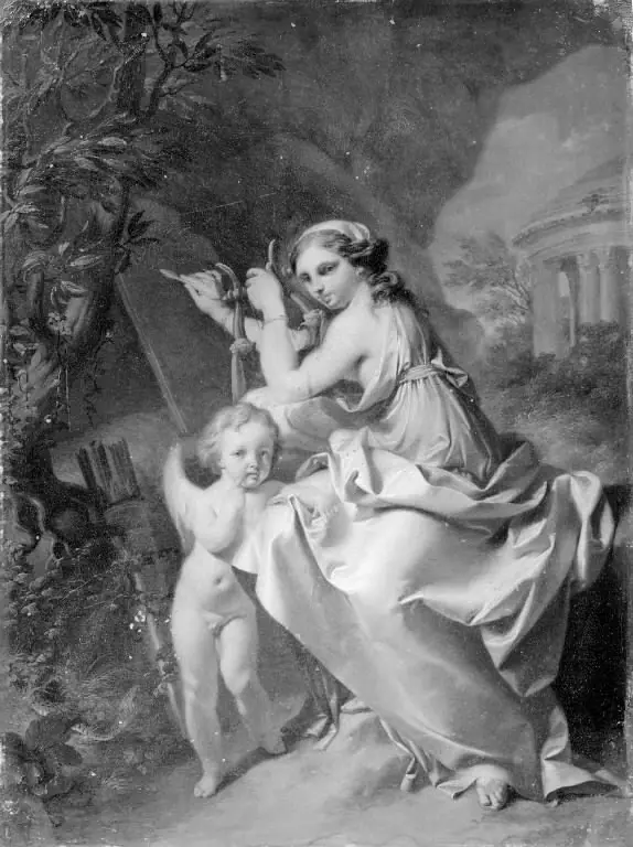 Sappho and Cupid