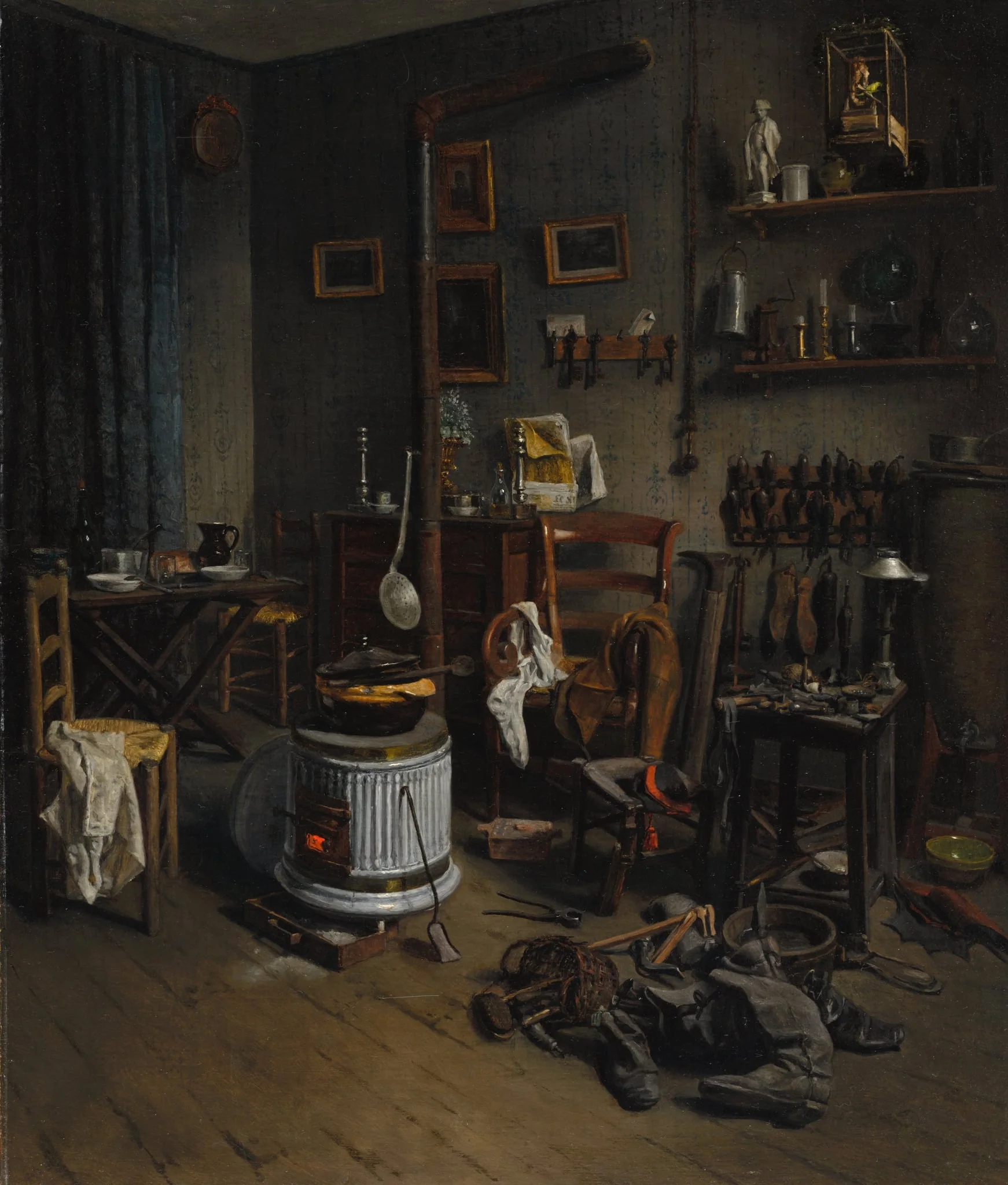 Cobbler's Quarters, by Jean Alphonse Duplessy, unspecified, 1864