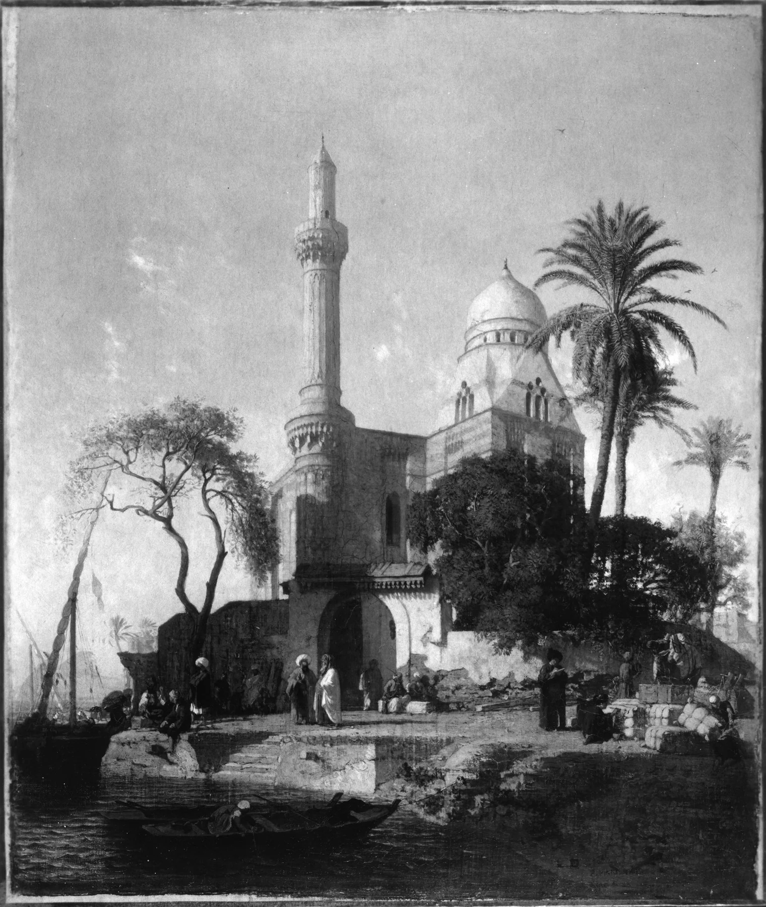 Landscape with Mosque