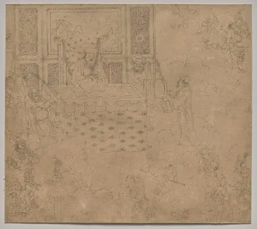 Album of Daoist and Buddhist Themes: Kings of Hells: Leaf 31