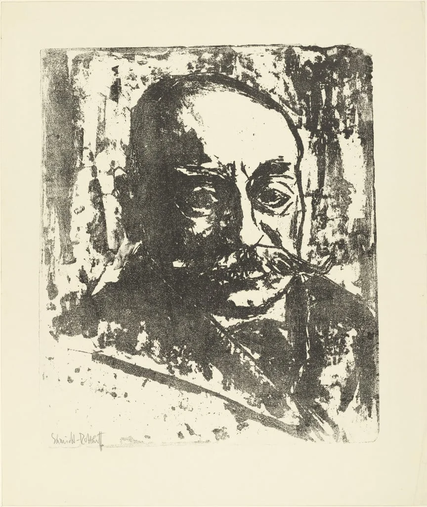 Untitled, by Karl Schmidt-Rottluff, ink, 1911