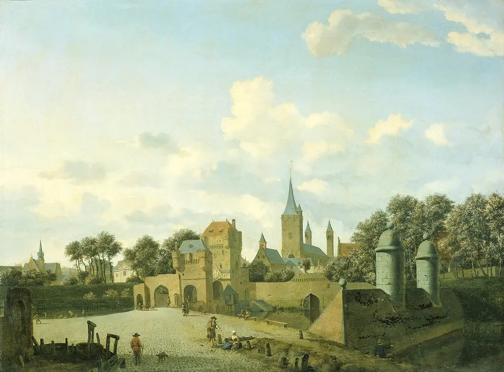 The church of St. Severin in Cologne in a fantasy setting