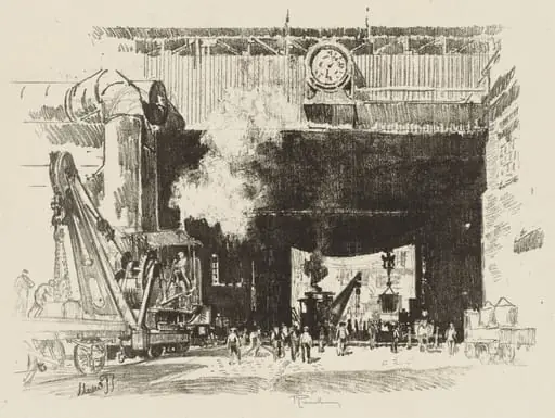English War Work:  The Big Gate of the Big Shop