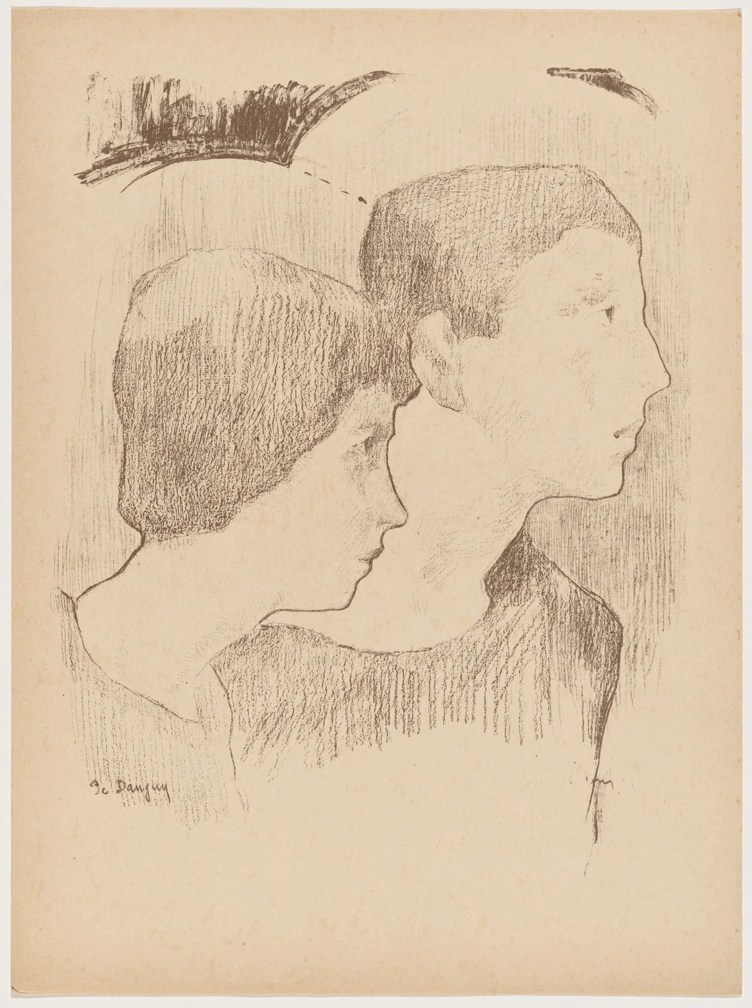 Martyrs, by Jean Danguy, ink, 1895