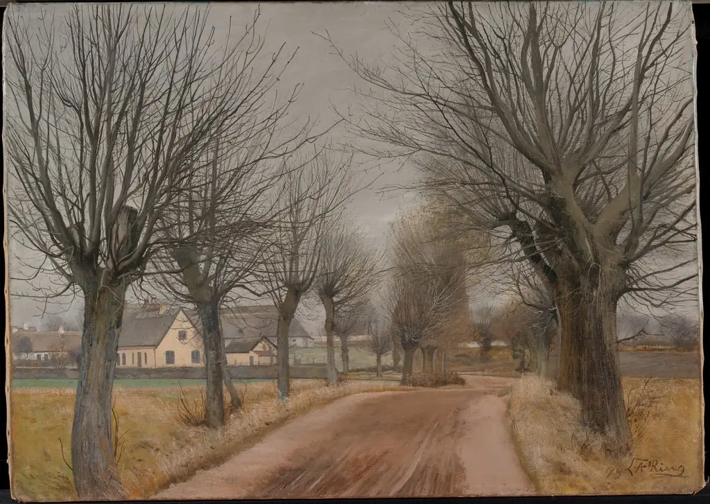 A Road near Vinderød, Zealand