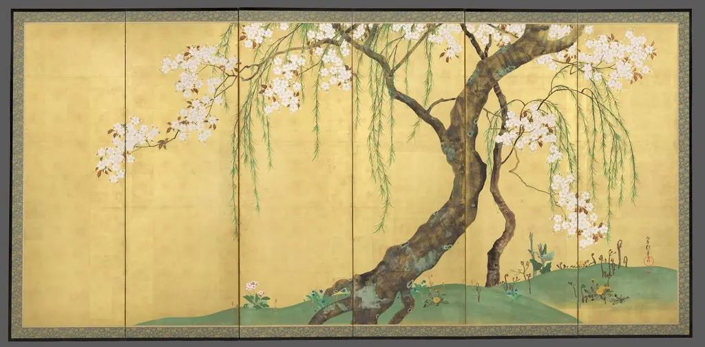 Cherry and Maple Trees