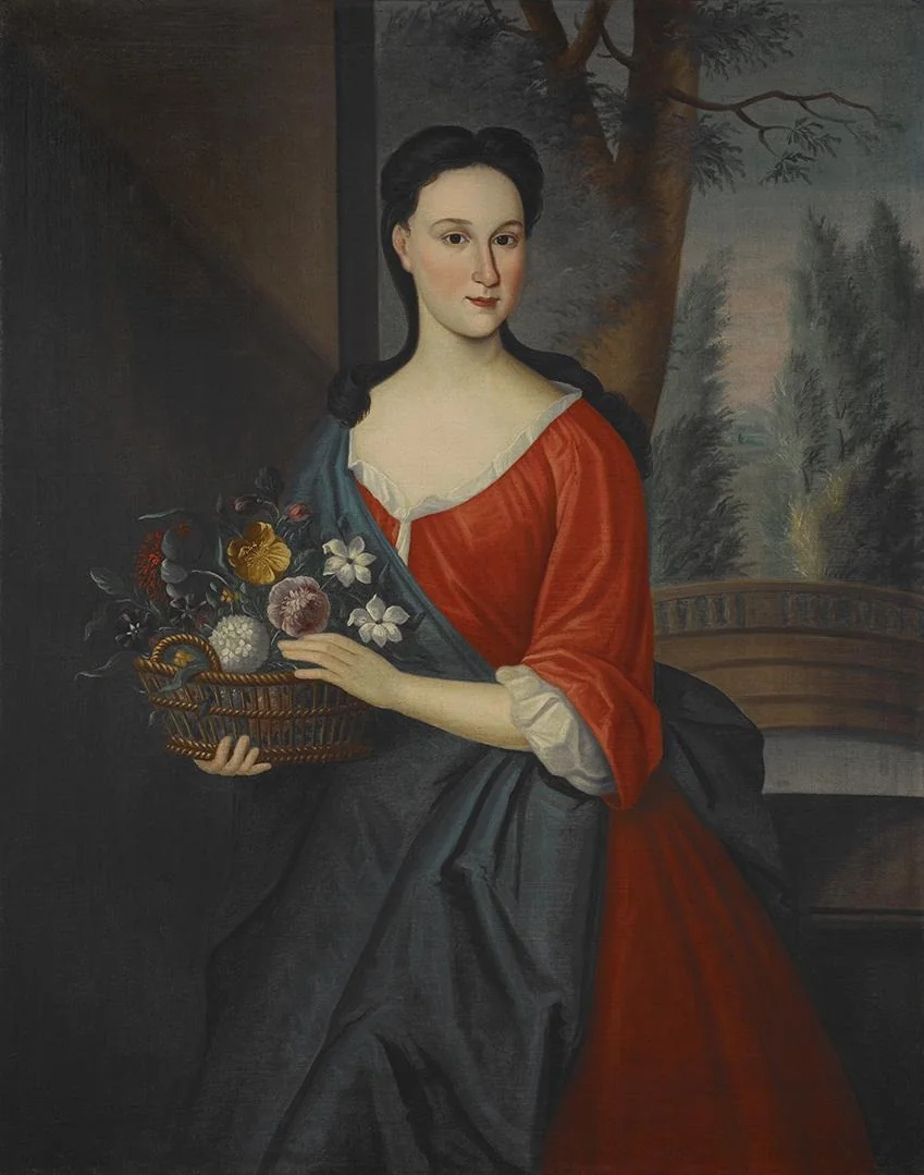 Richa Franks, by Gerardus Duyckinck I, oil, 1735