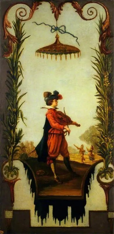 Young Man Playing the Violin