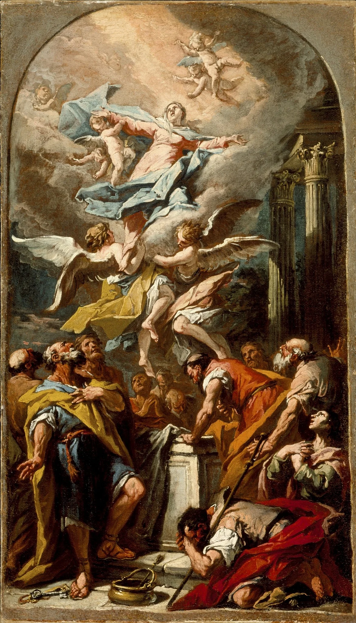 The Assumption of the Virgin, by Gaspare Diziani, unspecified, 1737
