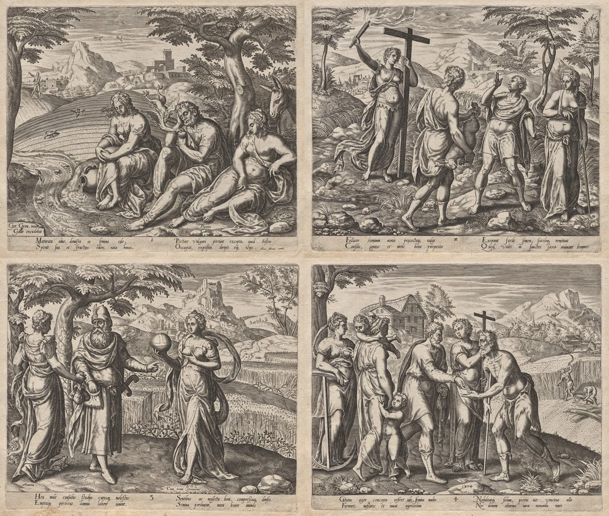 Parable of the Sower, by Philip Galle, 1574