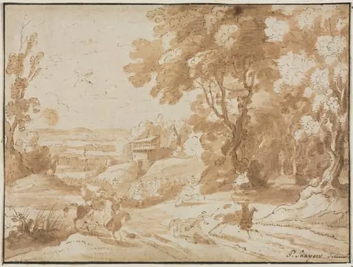 Landscape with Horsemen
