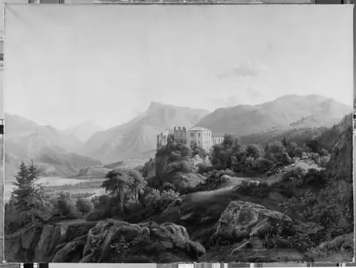 The Ruins of Hasselberg Castle near Bolzano. Tyrol