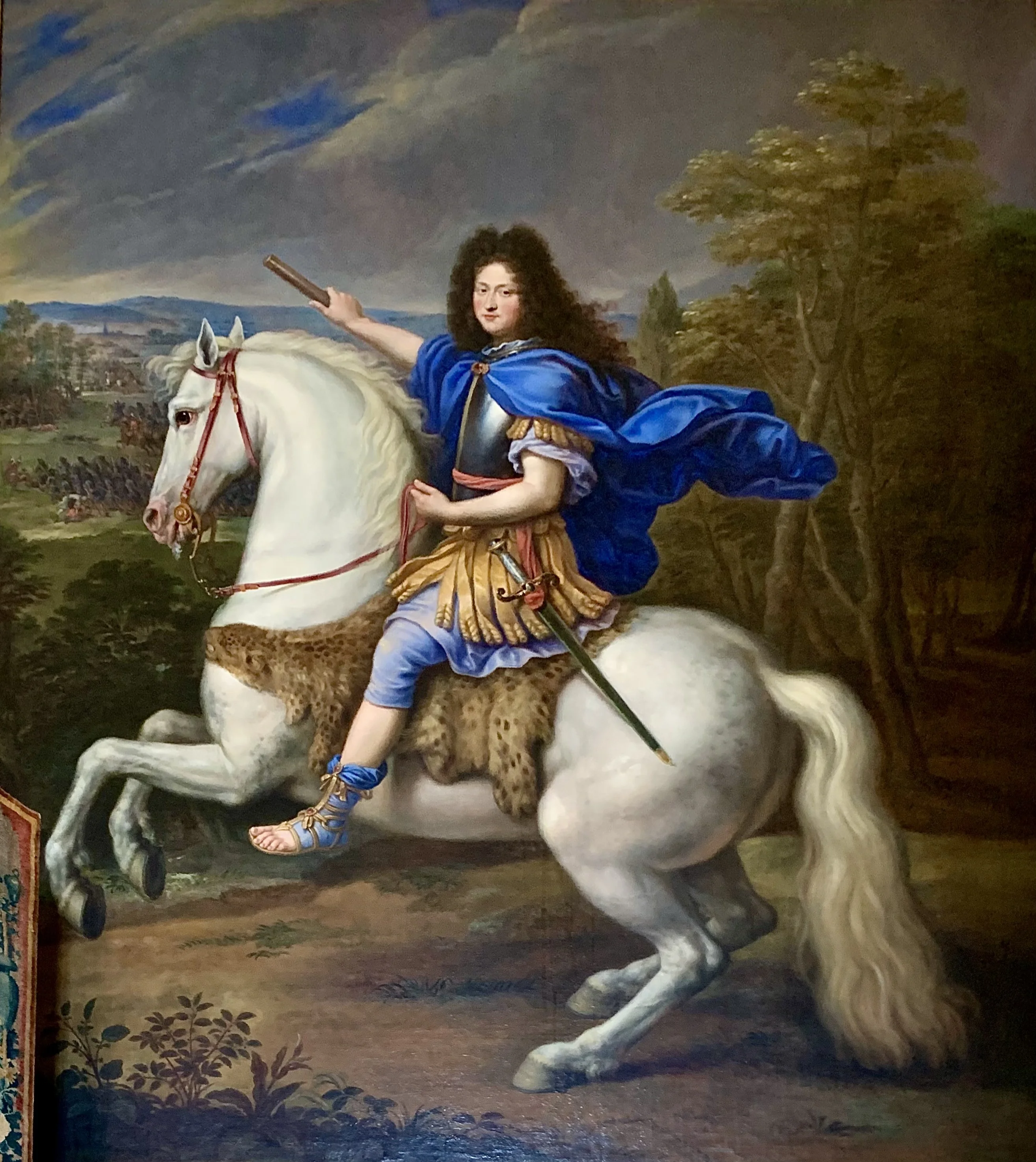 Equestrian portrait of Philippe de France