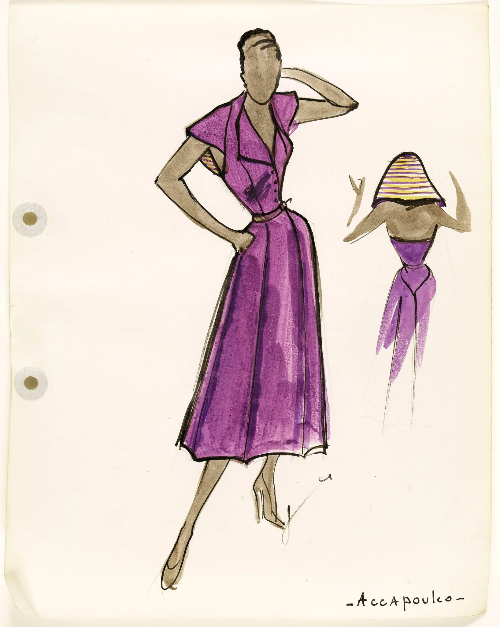 'Accapoulco', by Marie-Louise Carven, 1951