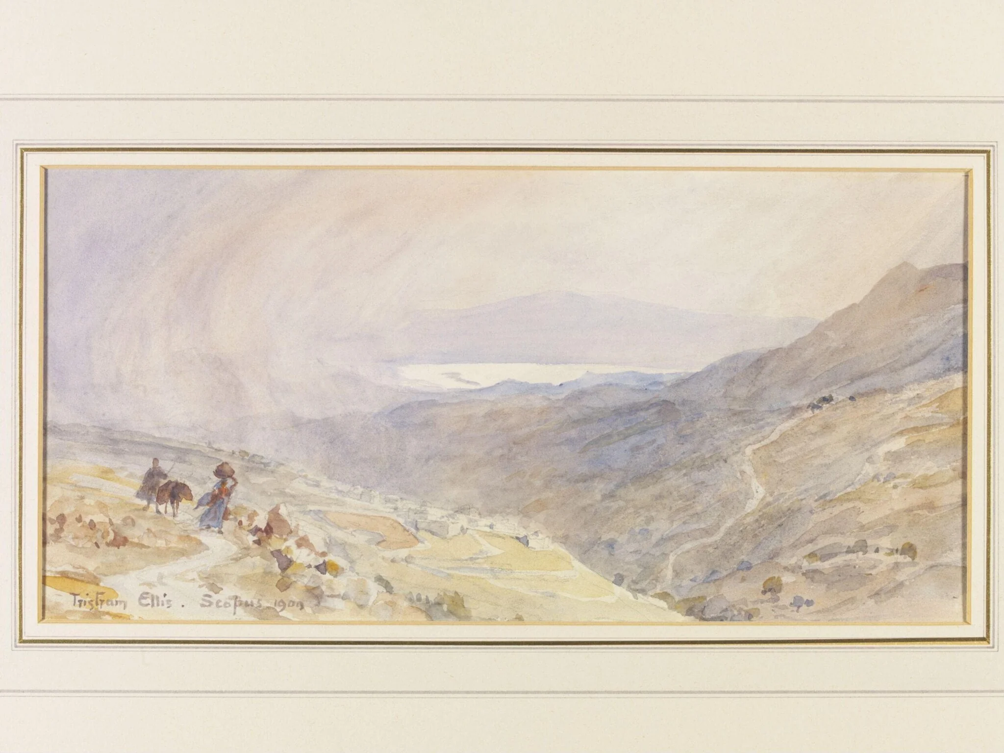 Scopus, by Tristram James Ellis, watercolor, 1909