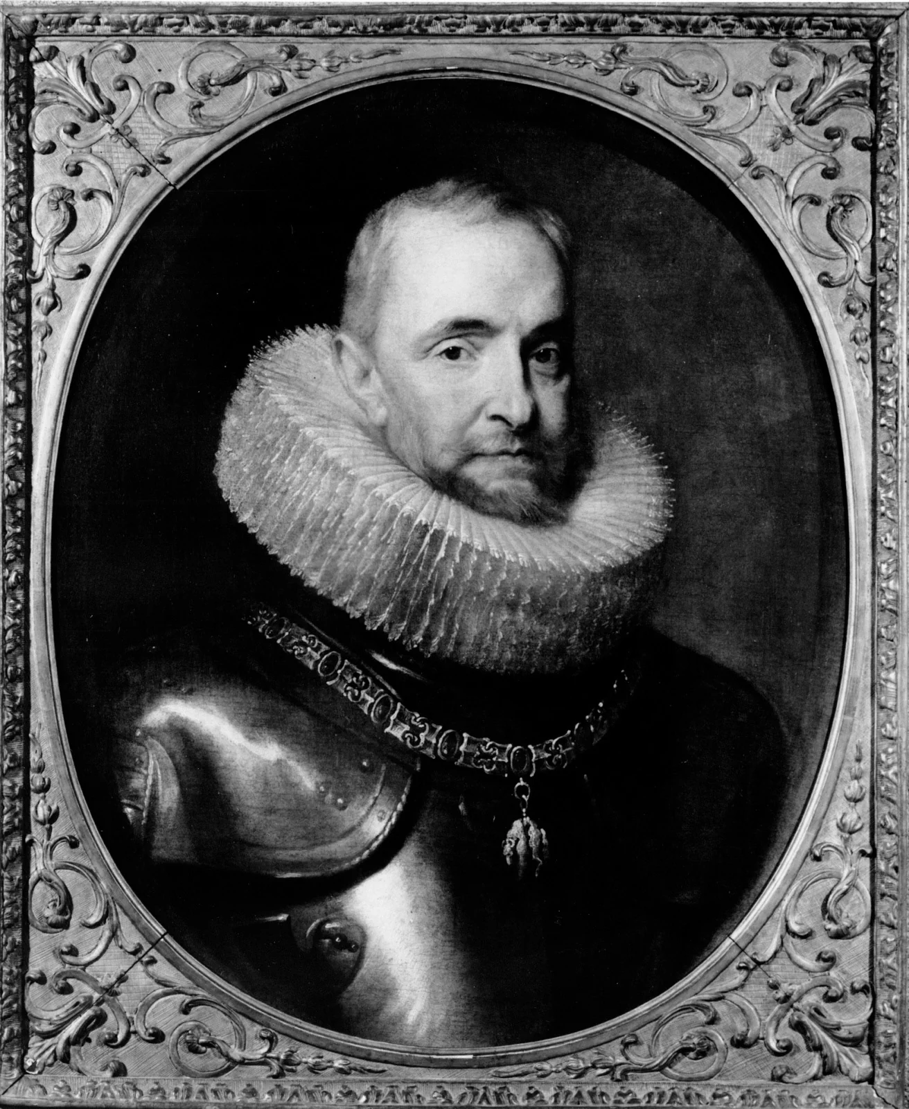 Bust portrait of Ambrogio Spinola, by Unknown, oil, 1620