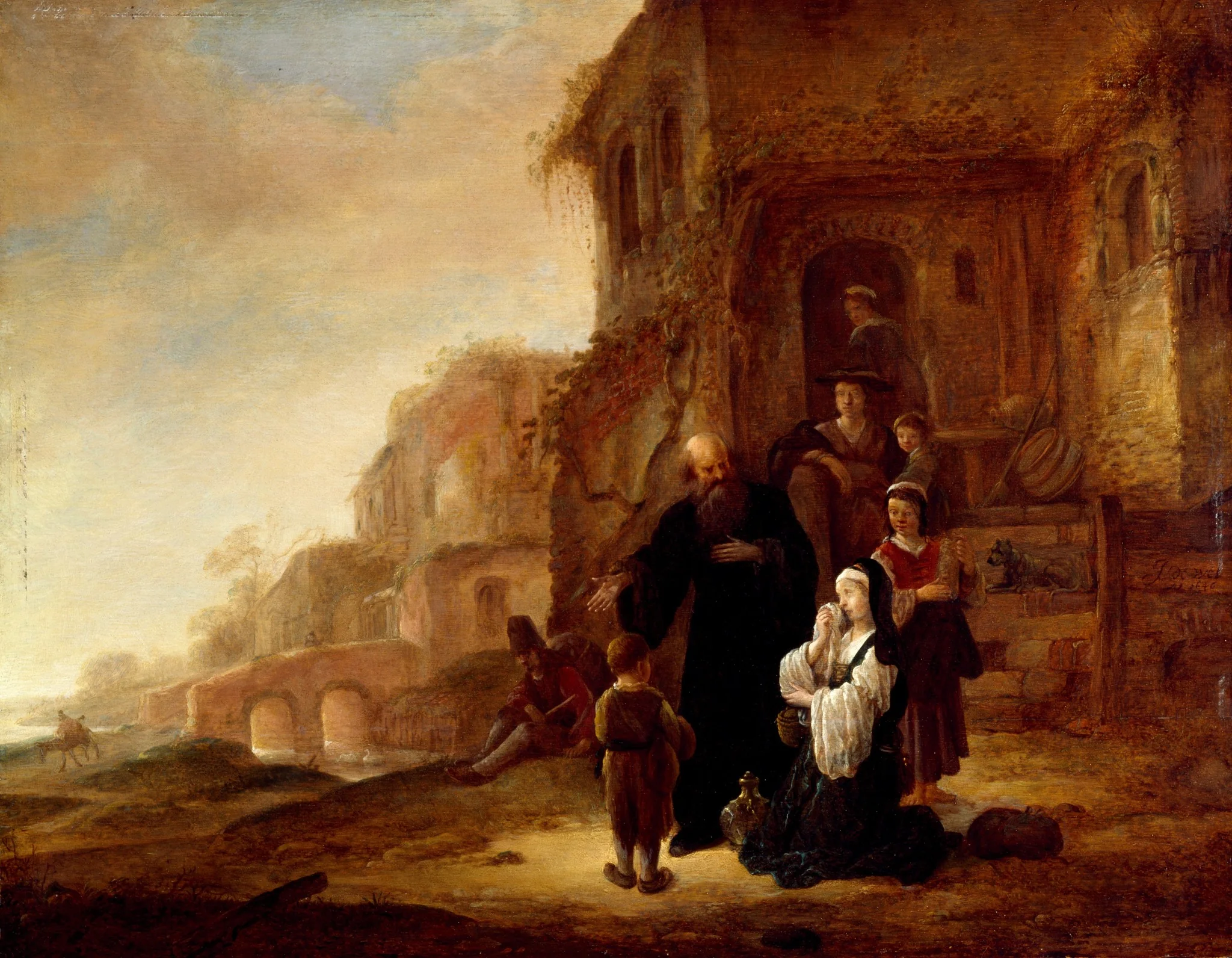 The Expulsion of Hagar, by Jacob Willemsz de Wet, unspecified, 1646