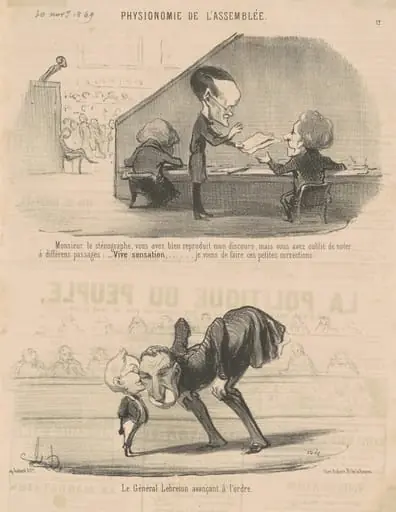 Monsieur le sténographe ...