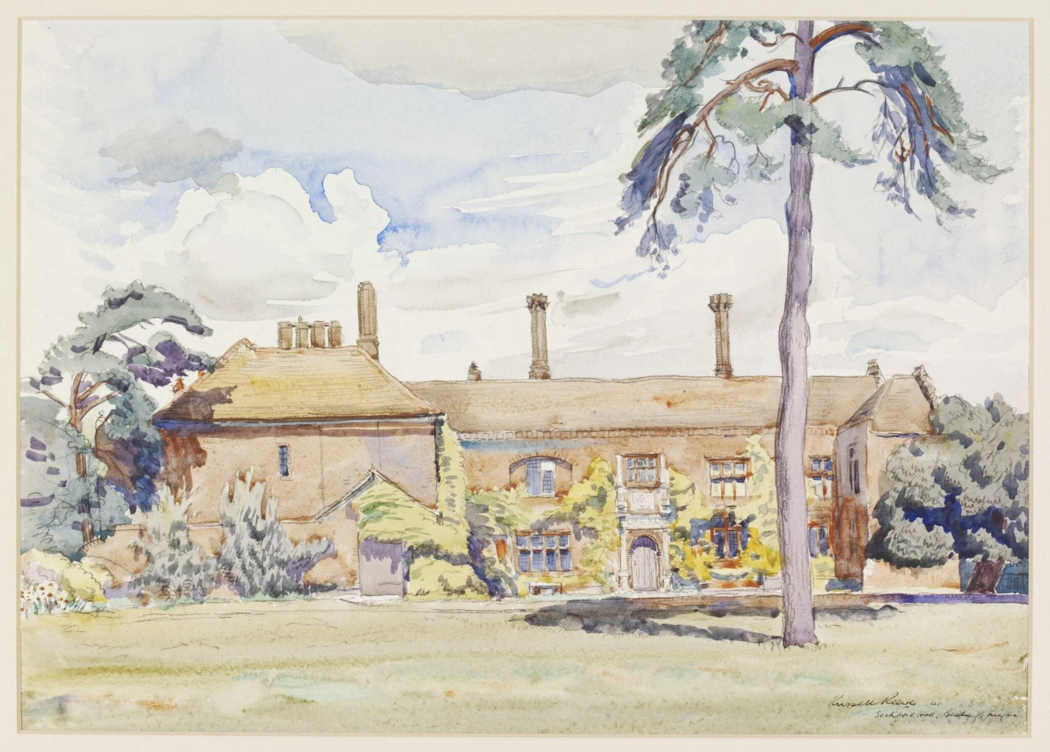 Seckford Hall, Bealings Magna (Garden Front)
