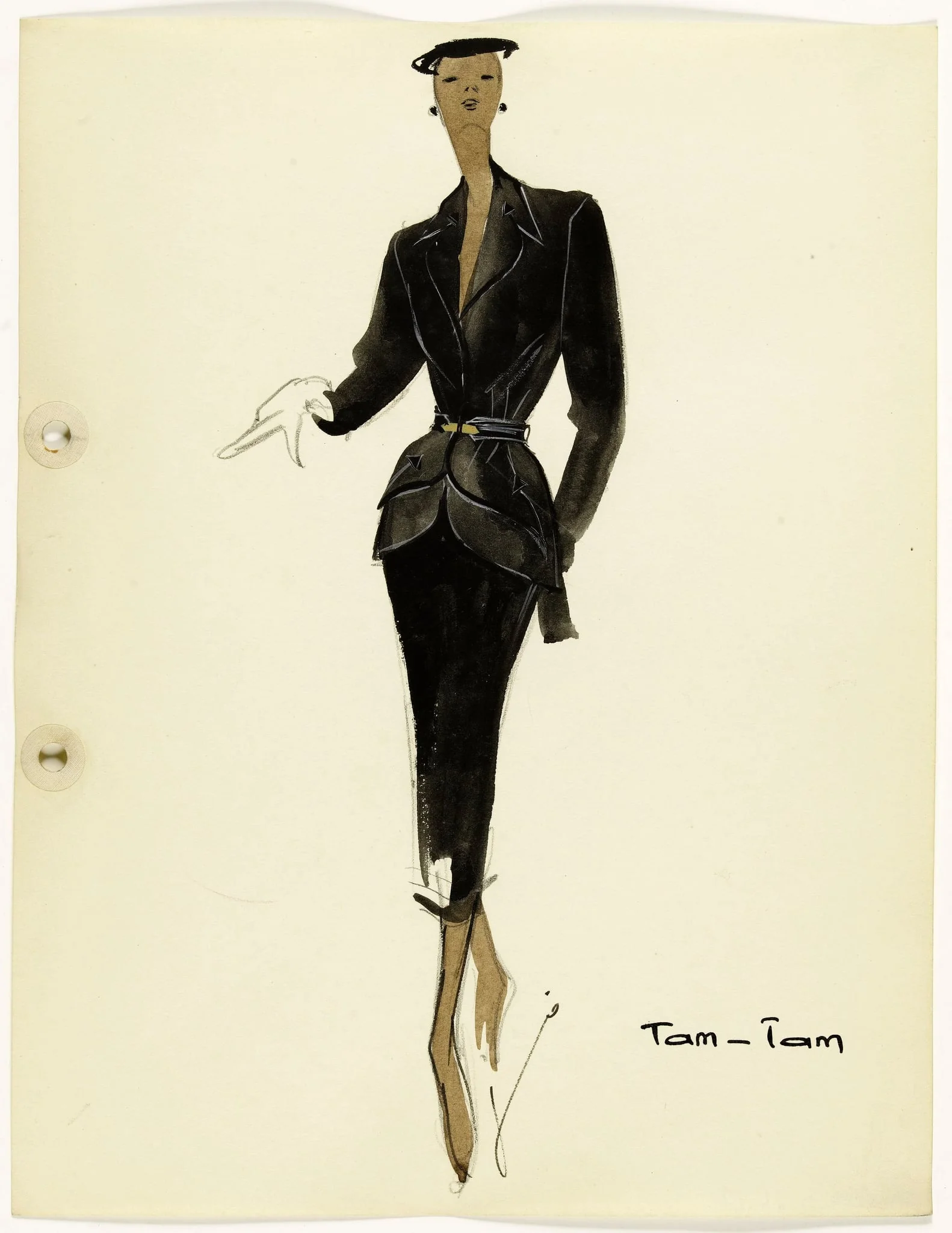 'Tam-Tam', by Marie-Louise Carven, 1951