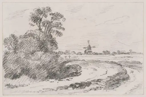 The family windmill at Bergholt Heath