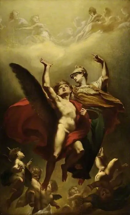 Study for 'Minerva leading the Genius of the Arts into Immortality'