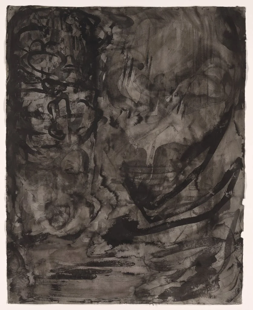 Untitled, by Bill Jensen, ink, 1992