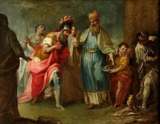Saul uns rege de către Samuel