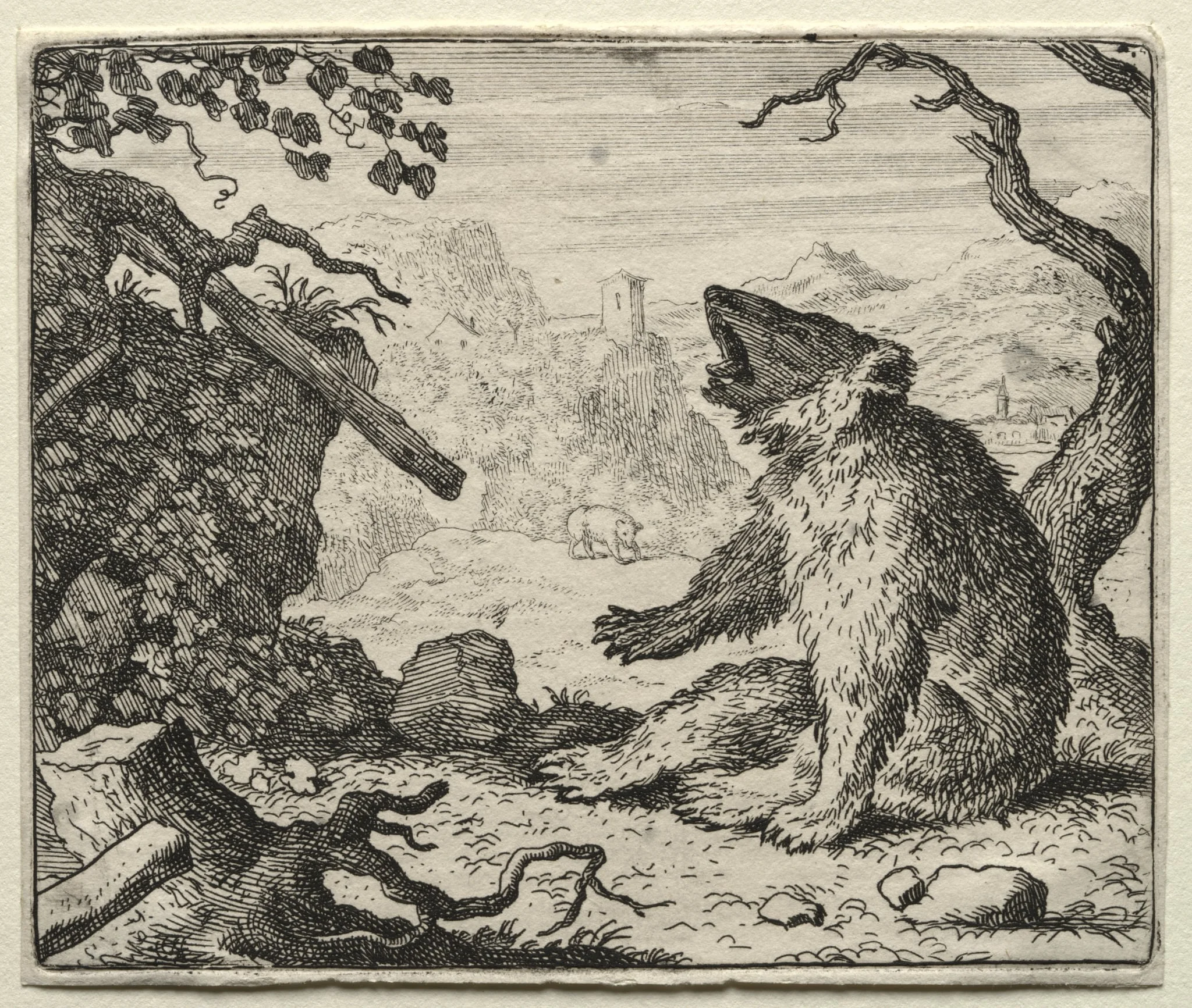 Reynard the Fox:  The Bear Calls Reynard to Court, by Allart van Everdingen, 1662