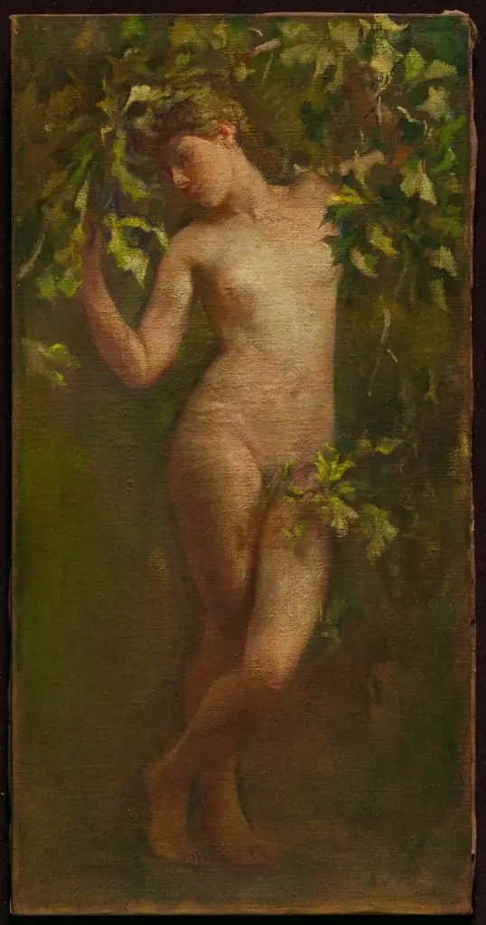 Woman Bending Down Branch (Study for Cornelius Vanderbilt II, House, New York)