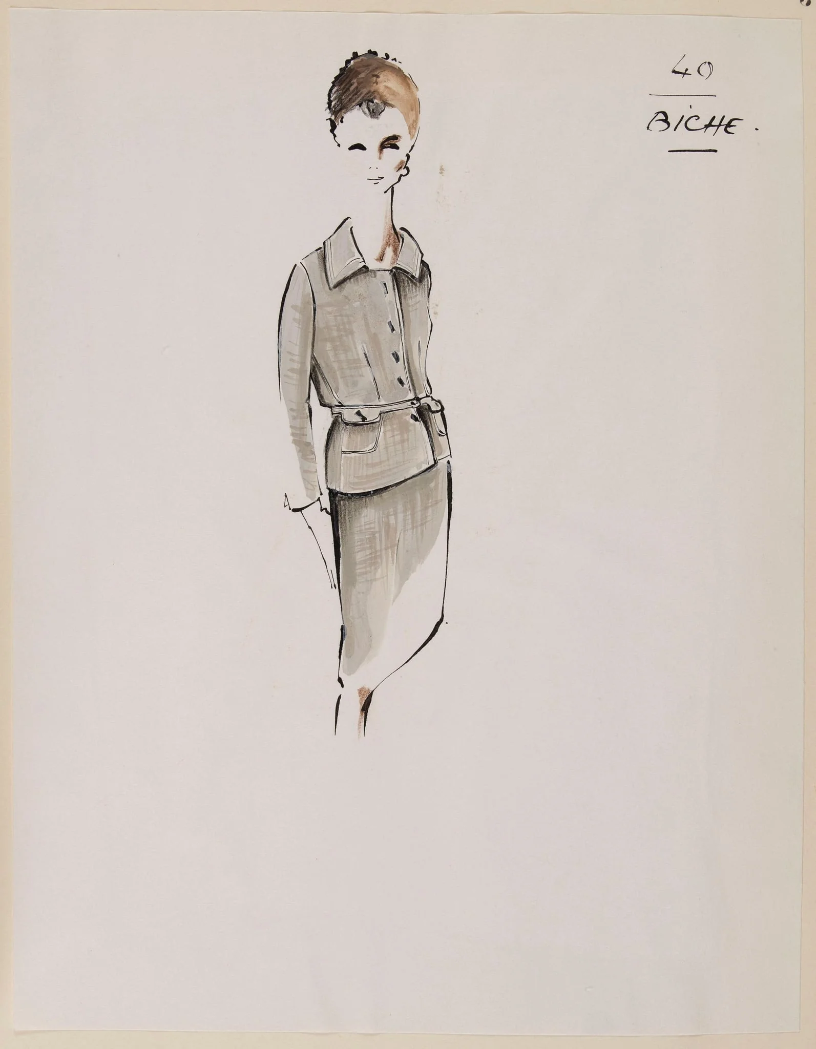Biche, by Carven, 1963