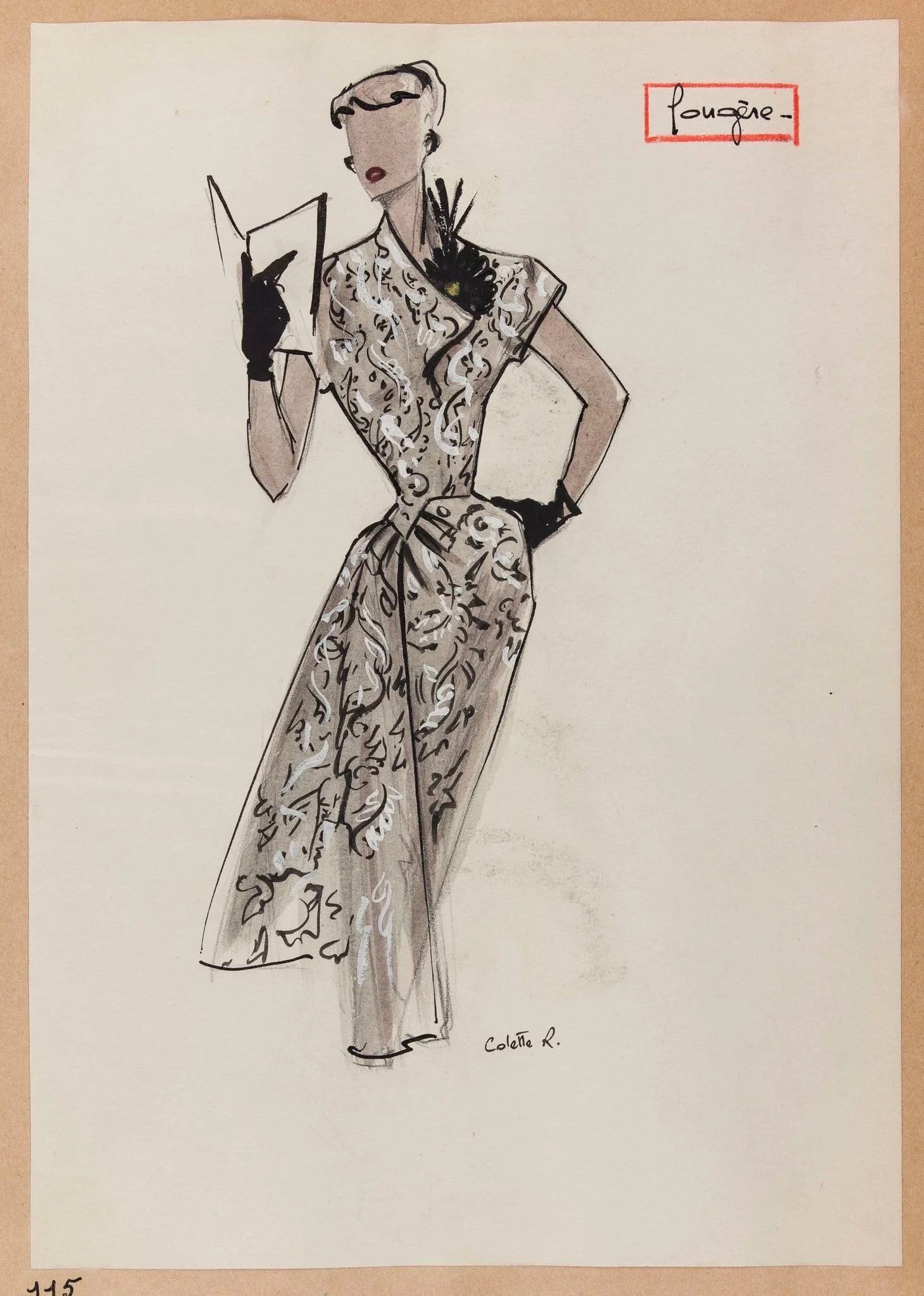 Fougère, by Carven, 1951