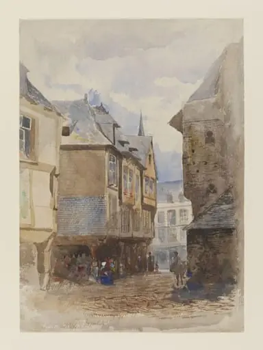 Street in Dinan, France