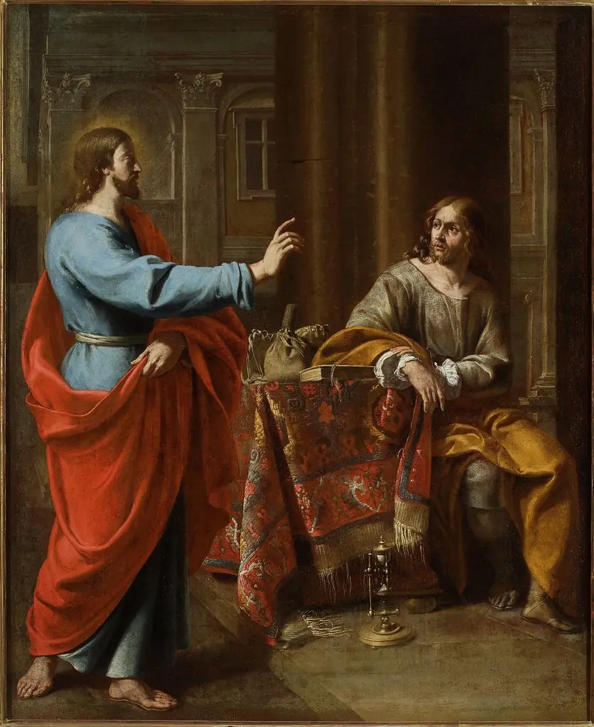 Calling of St. Matthew (Matthew 9:9, Mark 2:14, Luke 5:27-28)