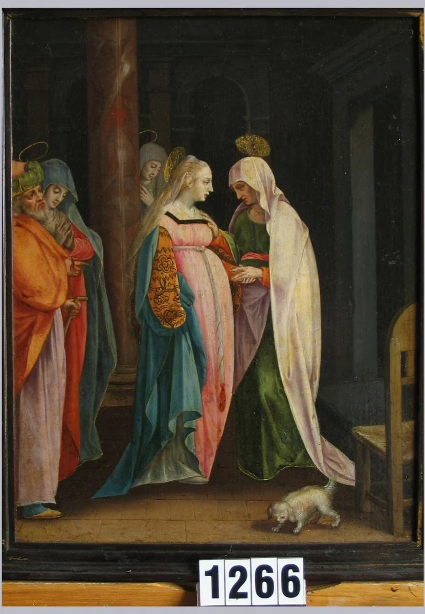 Vizitația (în registrul inventar: Elisabeta și Maria), by Pieter de, zis Candit Witte, unspecified