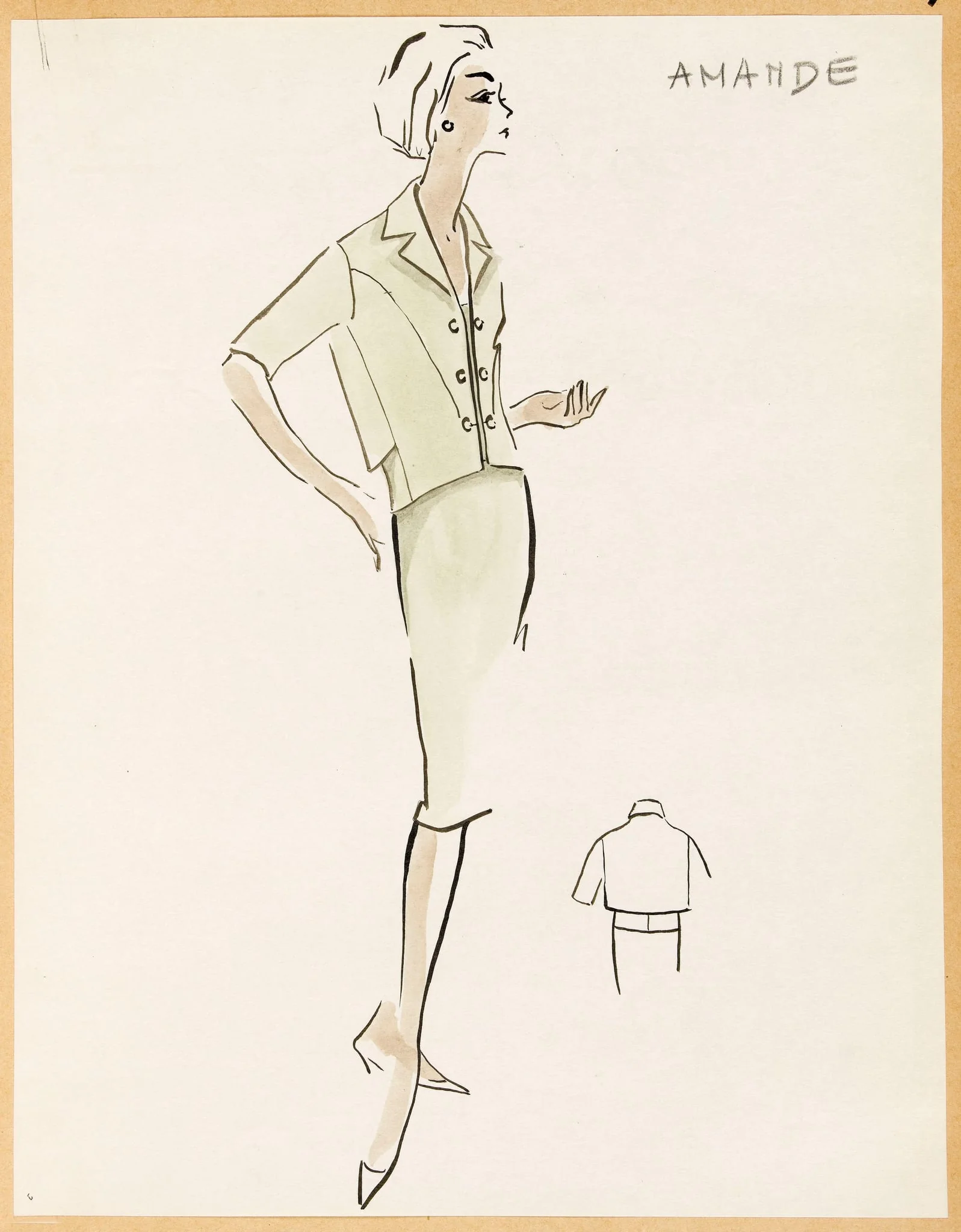 Amande, by Marie-Louise Carven, 1957
