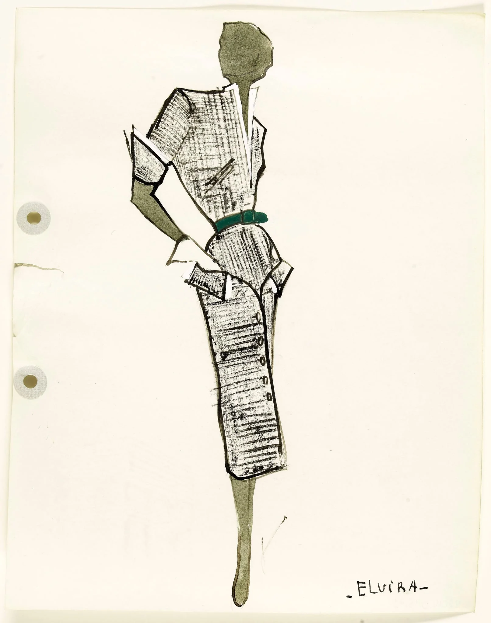'Elvira', by Marie-Louise Carven, 1951