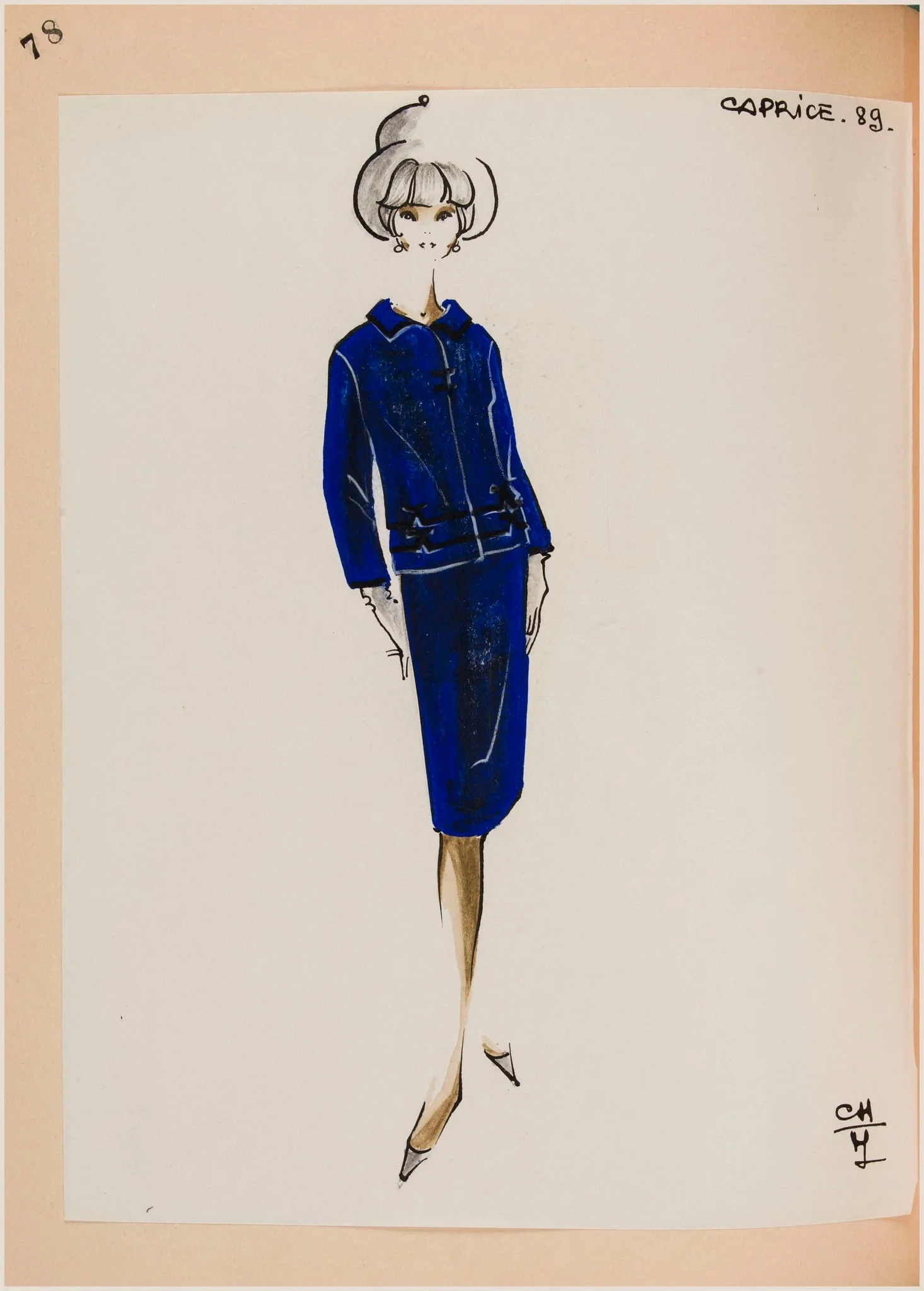 Caprice, by Marie-Louise Carven, 1963