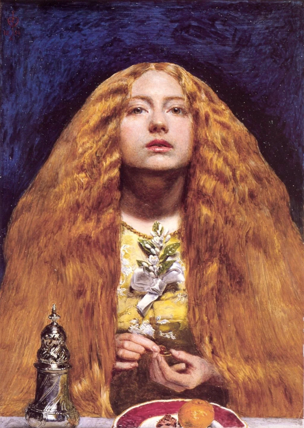 The Bridesmaid, by John Everett Millais, oil, 1851
