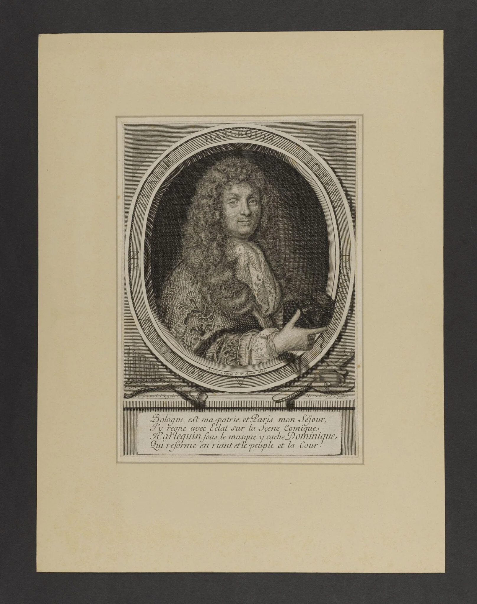 H Beard Print Collection, by Louis 'Ferdinand' Elle, 1688