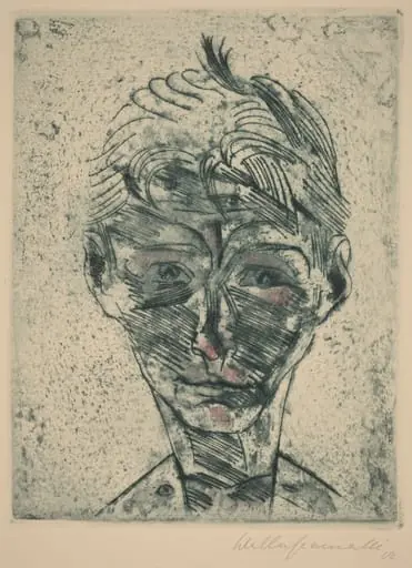 Bust of a Young Man, Self-portrait (Knabenkopf, Selbstporträt)
