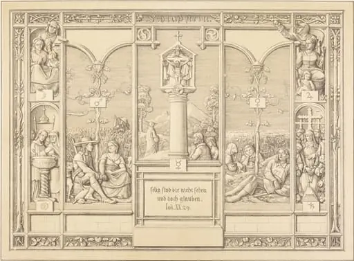 Tailpiece: Selig sind die nicht sehen und doch glauben (Blessed are those who do not