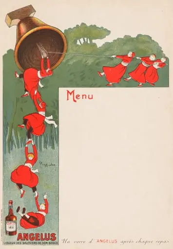 Menu Page (Angelus: Liqeur des Salésiens de Dom Bosco)